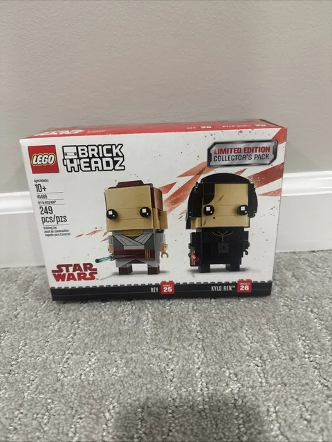 LEGO Star Wars BrickHeadz 41489 Rey & Kylo Ren Limited Edition Collector Pack