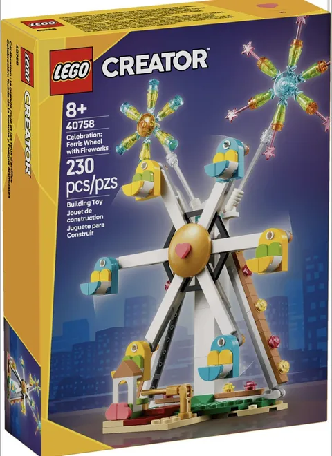 LEGO 40758 Creator Celebration: Ferris Wheel with Fireworks - GWP Promo Set -New