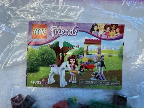 LEGO Friends 41003 Horse & Riding Center Parts Lot w/ Instructions Poly Bag
