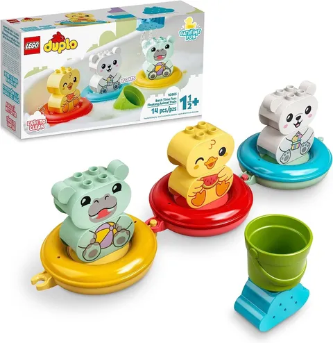 LEGO DUPLO 10965 Bath Time Fun Floating Animal Train Bath Toy Toddler