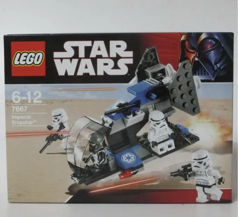 LEGO Star Wars 7667 Imperial Dropship Stormtroopers Army Builder Retired New
