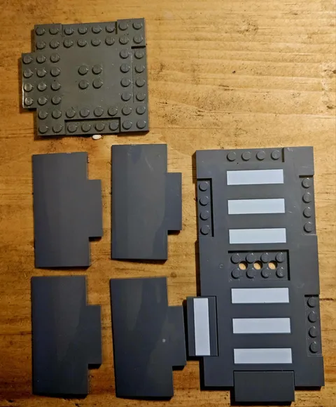 Lego Road Plates Lot (4) Plus Other City Road Pieces