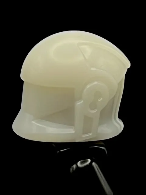 Lego Star Wars Clone Trooper Pilot Helmet Misprint Milky White Prototype Test