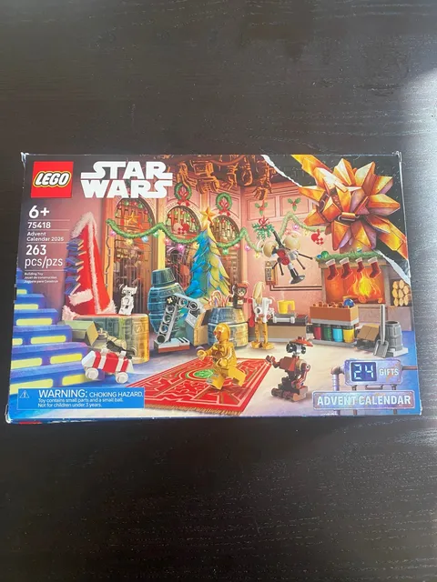 New LEGO Star Wars Advent Calendar 75418 Open Box 263 Pieces