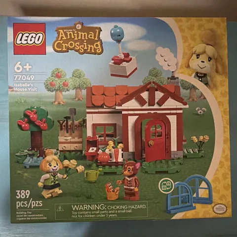 LEGO Animal Crossing Isabelle's House Visit 77049 Complete Set Box 389pcs 6+