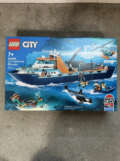 LEGO City 60368 Arctic Explorer Ship  *Brand New Sealed Set*