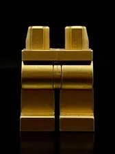 Lego Unreleased Minifigure Legs Metallic Gold Prototype Monochrome Misprint