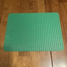 Vintage 1970s LEGO Legoland Baseplate Dark Green 24 x 32 dot