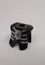 Black Minifigure Armor Breastplate with Leg Protection with Fantasy Era Skeleton