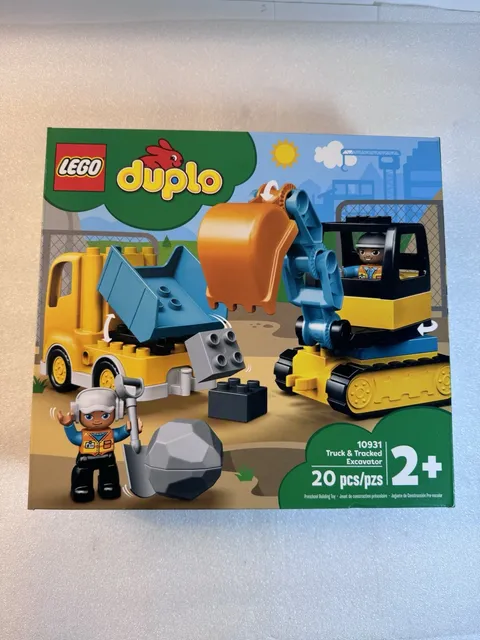 LEGO duplo 10931 - Truck & Tracked Excavator - 20 pcs Brand New