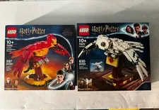 LEGO Lot Of 2 Retired Sealed Sets  75979 Hedwig & 76394 Fawkes Harry Potter
