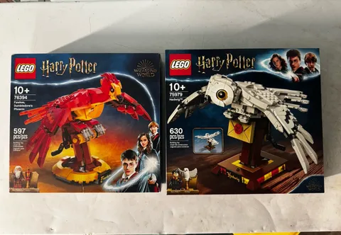 LEGO Lot Of 2 Retired Sealed Sets  75979 Hedwig & 76394 Fawkes Harry Potter