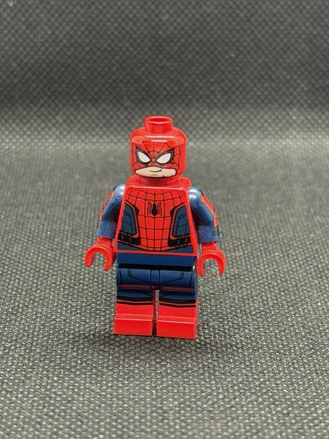Lego Spider-Man - Black Web Pattern, Red Torso, Red Boots Sh0420 Mask Pulled Up