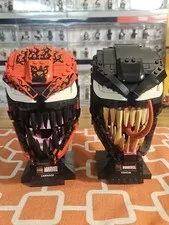 LEGO Marvel Super Heroes: Venom 76187 & Carnage 76199 Built by adult collector
