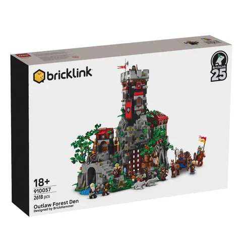 910057 LEGO Bricklink Outlaw Forest Den Exclusive Set Castle Series