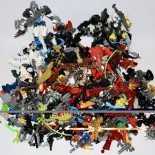 LEGO BIONICLE Factory Large Bulk Lot Over 4lb + Parts Pieces Weapons Masks