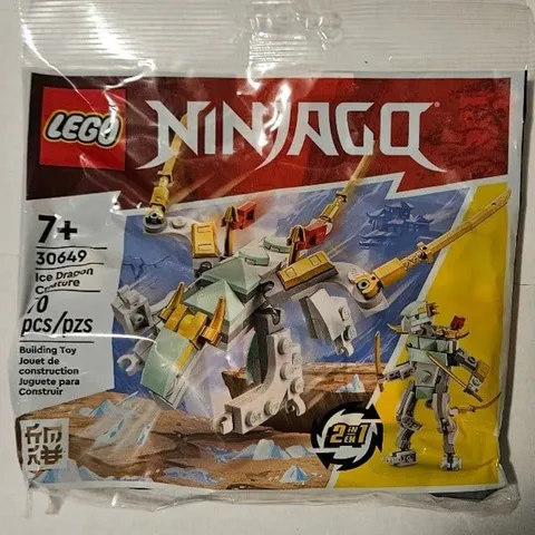 Lego 2023 Ninjago Ice Dragon Creature 30649 Poly Bag NEW