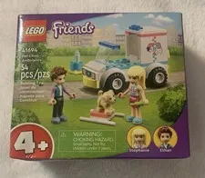 LEGO FRIENDS: Pet Clinic Ambulance(41694) bottom corner is slightly pushed In