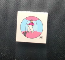 Harry Styles parody music album cover custom printed LEGO® 2x2 tile