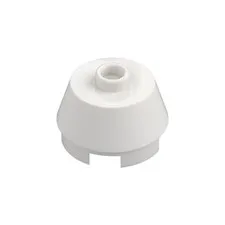 LEGO 40x White Cone 2 x 2 Truncated inv.602