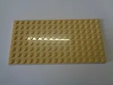 Lego Plate Plate 8 x 16 92438 Beige Tan New New
