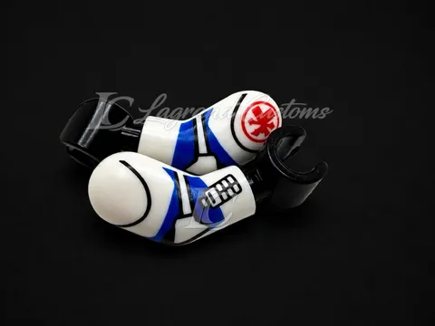 Lego Custom Pad Printed Compatible Clone Trooper Arms Blue Style 3