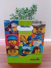 2012 Lego Legoland Resort Paper Shopping Gift Bag Small Minifigures California X