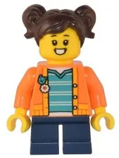 LEGO® Minifigure Town cty1503 Madison (Maddy) Orange Jacket