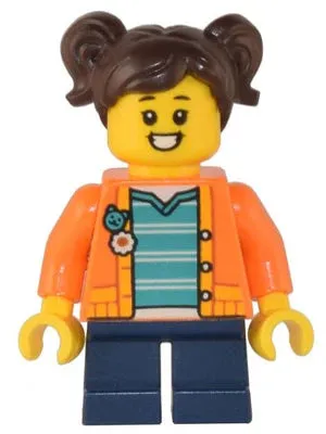 LEGO® Minifigure Town cty1503 Madison (Maddy) Orange Jacket