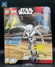 Lego Star Wars 10186 Book 1 & 2 Instructions Manual Book Only General Grievous