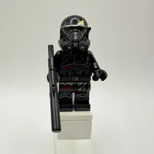 LEGO STAR WARS Part sw1416 - Imperial Death Trooper, blaster rifle, gold cracks