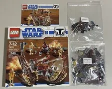 LEGO Star Wars: Hailfire Droid & Spider Droid (7670) 100% Complete - Adult Owned