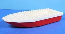 Lego Red & White Boat Hull