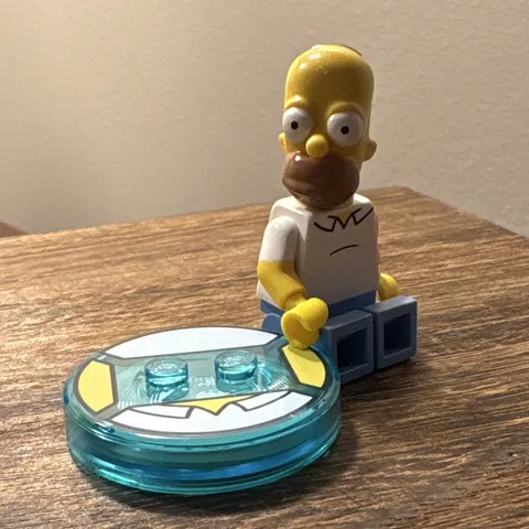LEGO Dimensions The Simpsons Homer Simpson Minifigure w/ Toy Tag