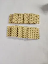 LEGO Parts ● Tan Plate 6 x 6 Square ● # 3958 ● QTY 10