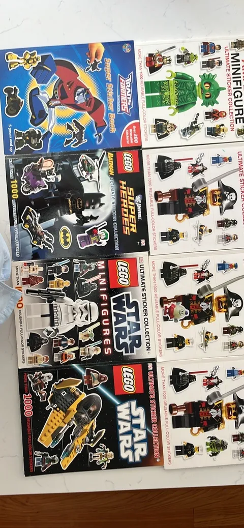 Collection Of Lego Brand Ultimate Sticker Collection Books