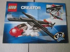 Lego Creator Building Instructions Instruction 4918, 3 in 1 Planes, Helicopters
