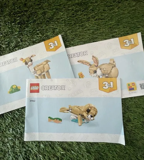 Lego Creator Set Of 3 Manuals Set Number 31162