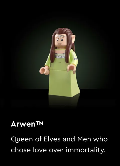 LEGO Lord of the Rings Arwen Minifigure Minas Tirith 11377