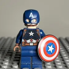 LEGO Marvel SH0973 Captain America Minifigure From 76291 - 2M