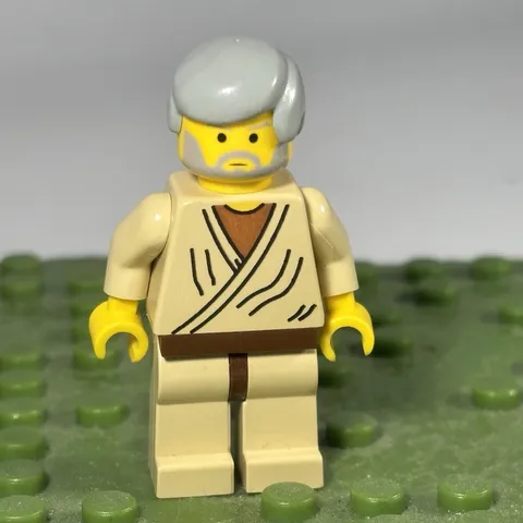 Lego Star Wars Obi-Wan Kenobi with Light Gray Hair sw0023 7110 Landspeeder L32