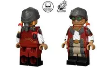 LEGO Star Wars Light Custom LC The Pilfering Pirate Hondo Ohnaka Minifigure NEW