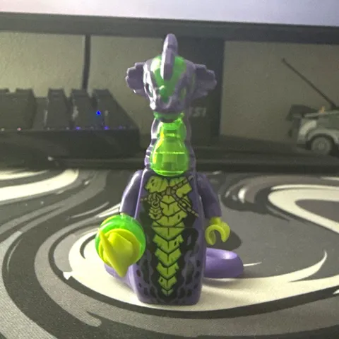 LEGO Ninjago Acid Monster Minifigure w/ Staff from Dragons Rising