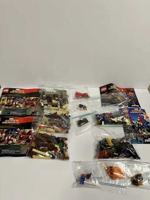 Lego Marvel Super Heroes Lot: Spider Man 76058 & Dr Strange 76060 Complete Sets