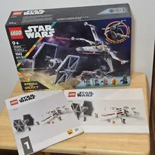Lego Star Wars Tie Fighter X-Wing Mash Up *EMPTY BOX & INSTRUCTIONS ONLY* 75393