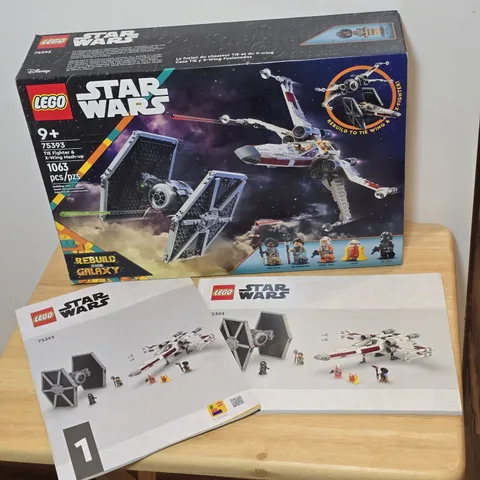 Lego Star Wars Tie Fighter X-Wing Mash Up *EMPTY BOX & INSTRUCTIONS ONLY* 75393