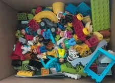Lego Duplo Mixed Lot 8 Lbs Bricks Cars Figures Assorted