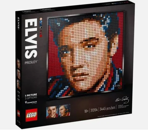LEGO Art 31204 Elvis Presley The King Mosaic 3445 Pieces Brand New Sealed