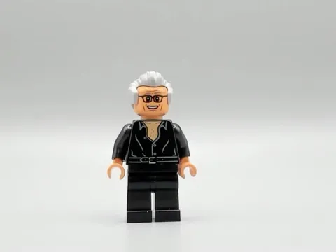 LEGO® Minifig jw085 - Dr. Ian Malcolm - Partially Open Shirt