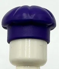Lego New Dark Purple Minifigure Headgear Hat Chef Toque Part